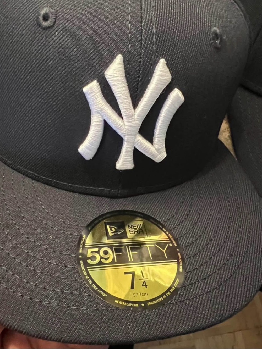 Bad Bunny Navy & White NY Yankees 59FIFTY Fitted Hat